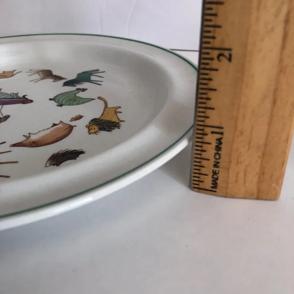 Arabia Finland Child Set Plate Cup Bowl Zoo Animals Parade Anja‎ Jurrikkala 50s